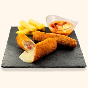 Flamenquín con queso